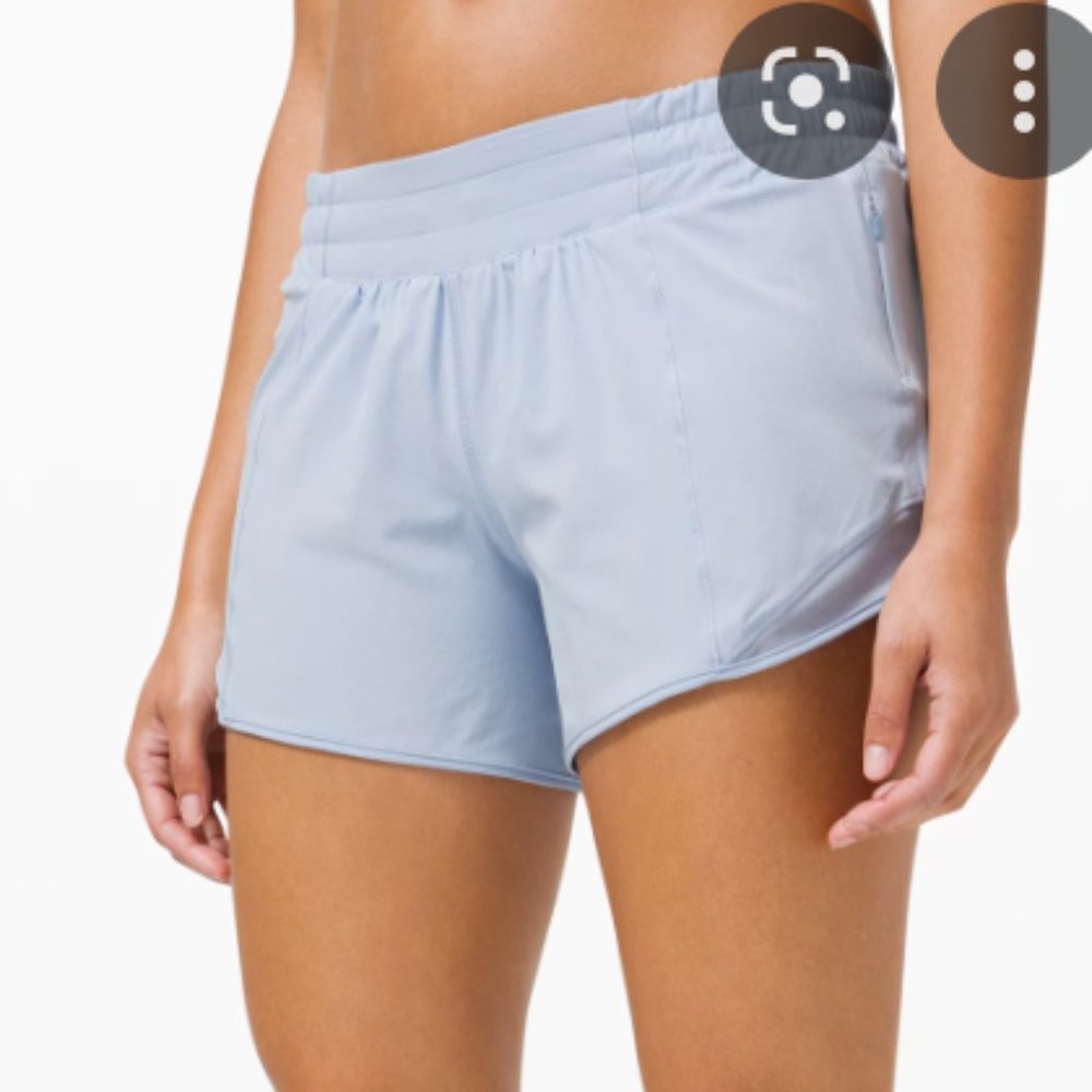 Lululemon Hotty Hot shorts light blue